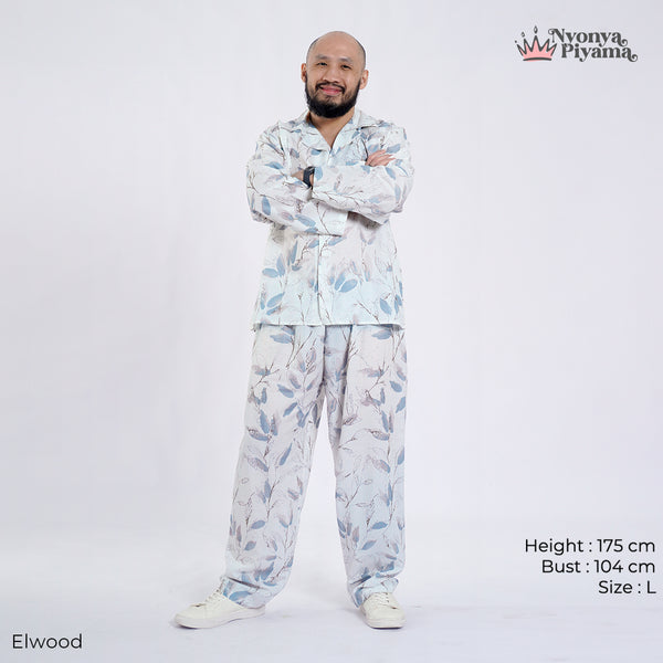 Classic Katun Elwood - Piyama Pria Set