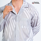 Classic Pajamas Katun Pria Set - Alder Grey