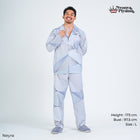 Classic Pajamas Katun Pria Set - Neyra
