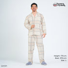 Classic Pajamas Katun Pria Set - Levon