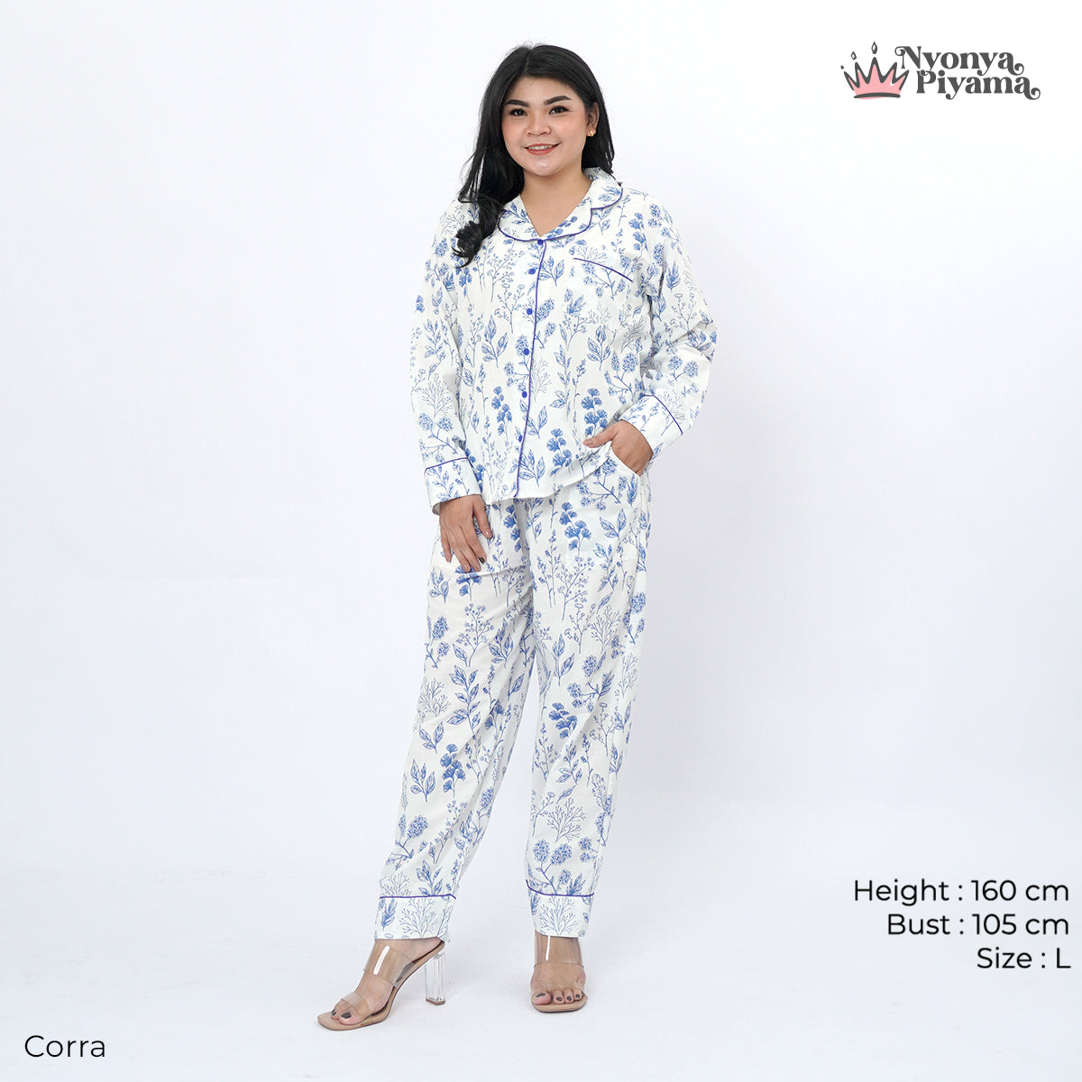Classic Katun Corra - Piyama Set