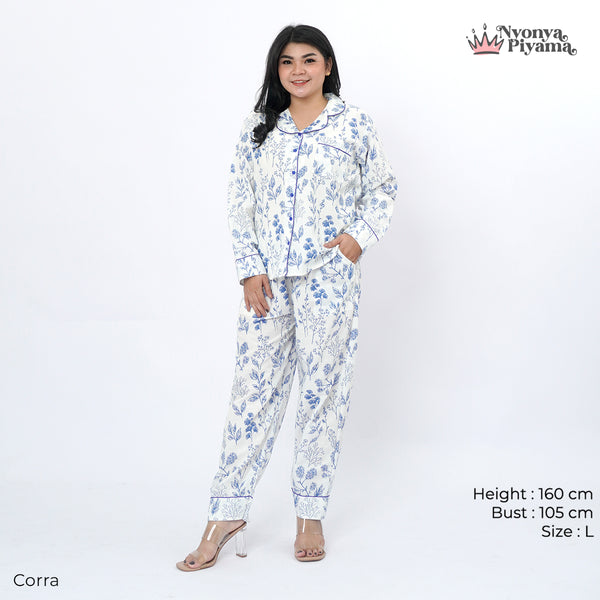 Classic Katun Corra - Piyama Set