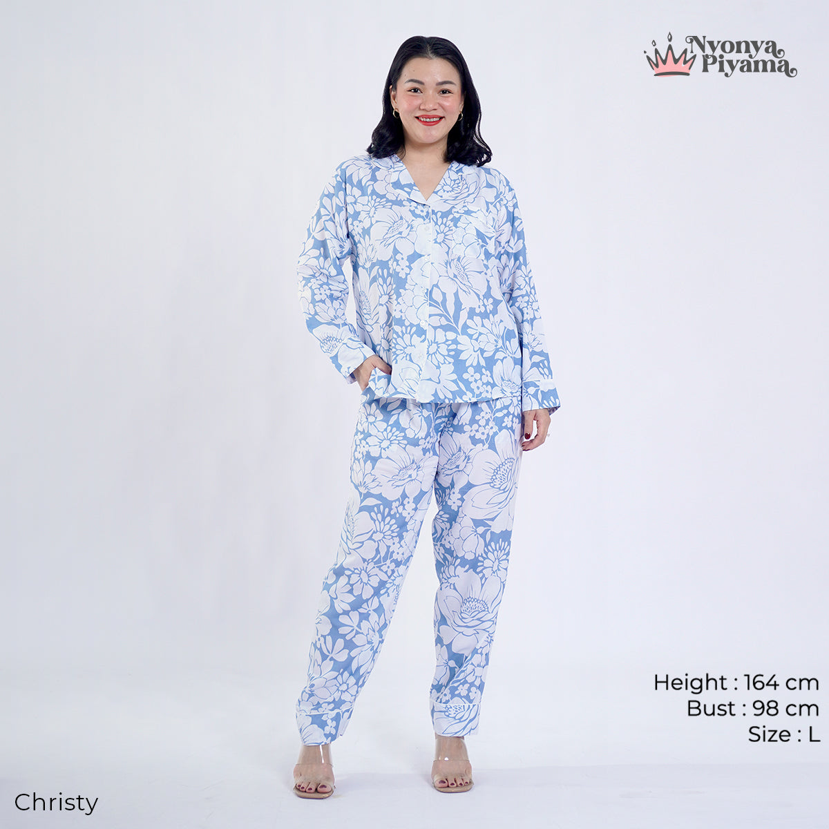 Classic Katun Christy - Piyama Set