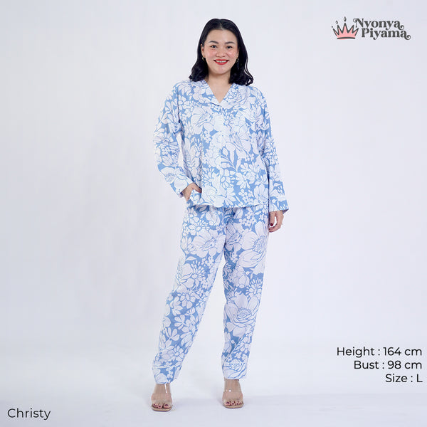 Classic Katun Christy - Piyama Set