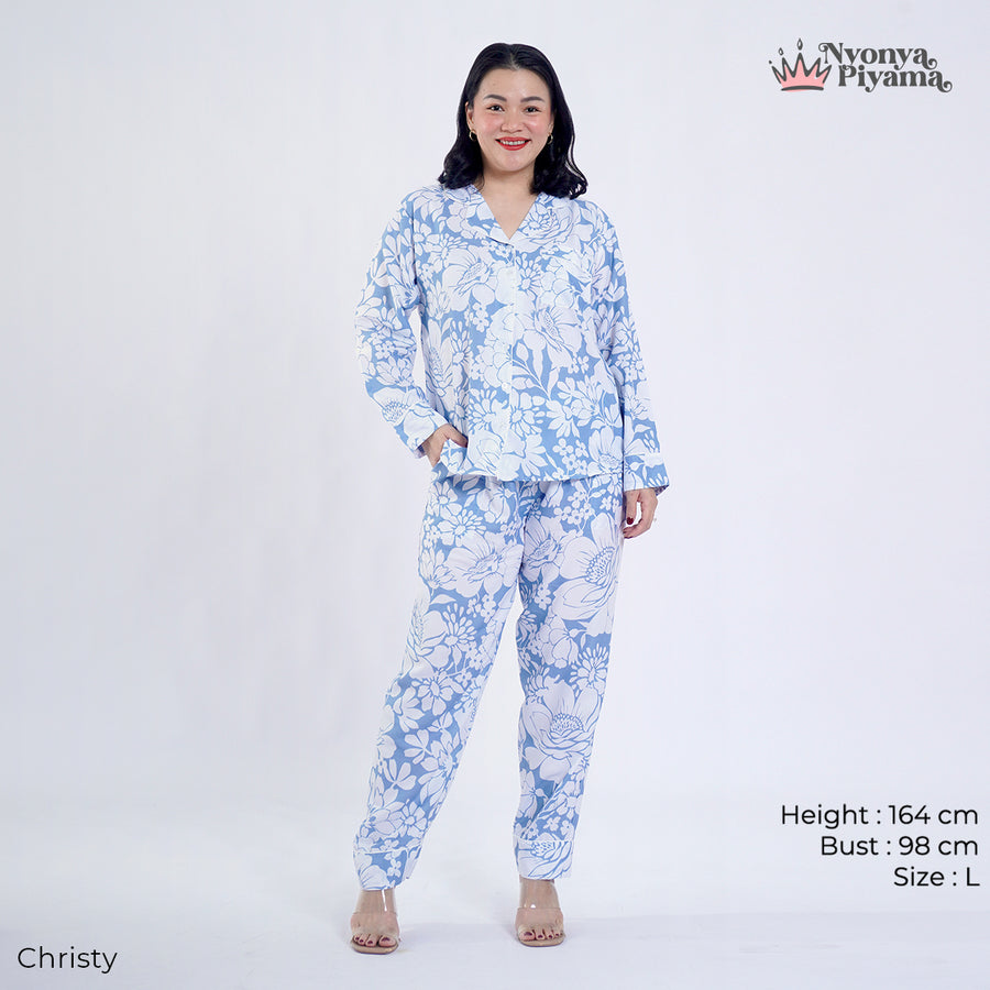 Classic Katun Christy - Piyama Set