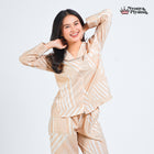 Classic Pajamas Katun for Couple - Alder Latte
