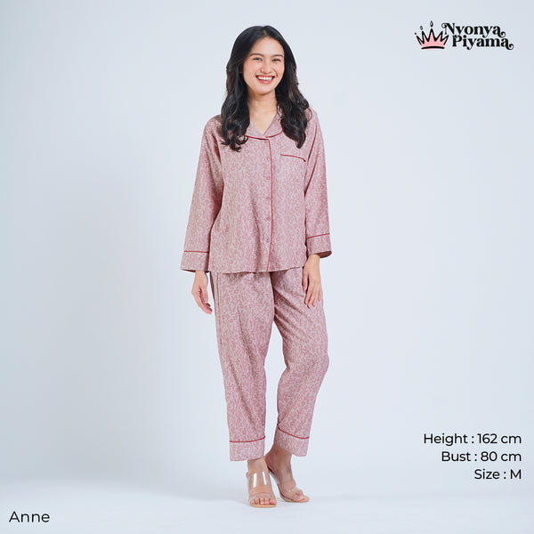 Classic Katun Anne - Piyama Set