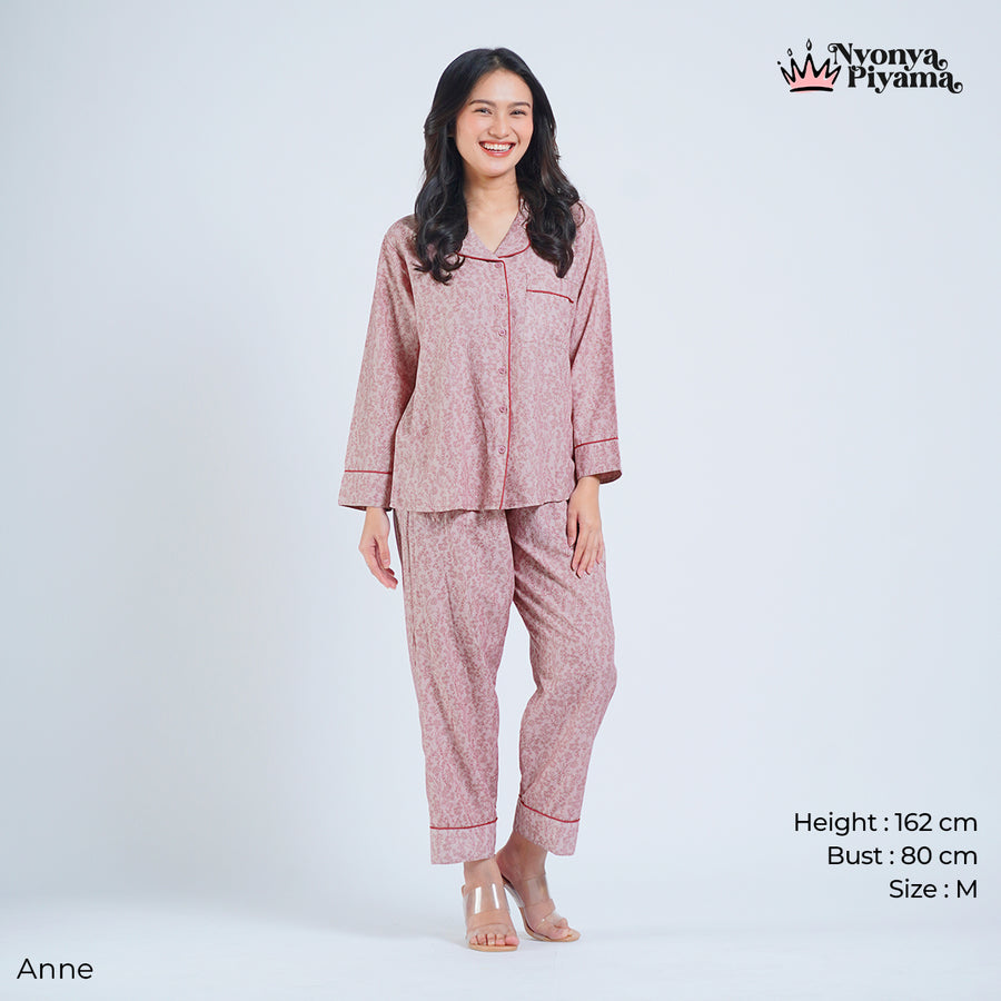 Classic Katun Anne - Piyama Set
