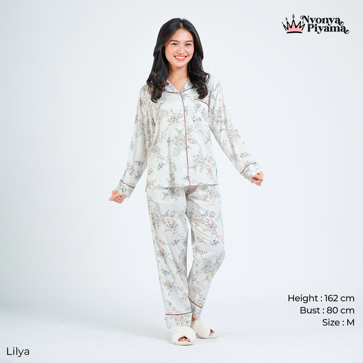 Classic Pajamas Katun Set - Lilya