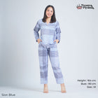 Classic Katun Sion Blue - Piyama Set