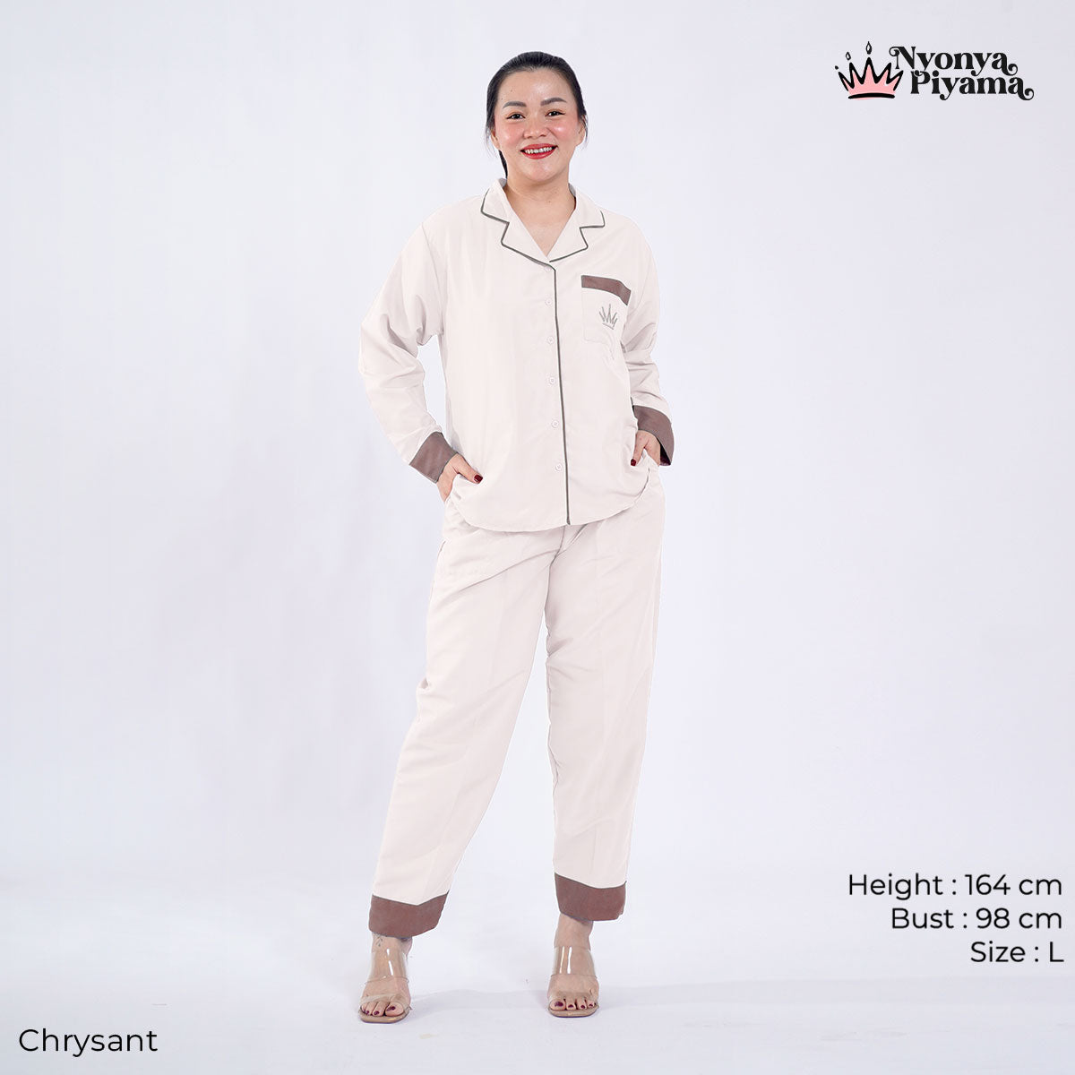 Bloom Series - Piyama Set Lengan Panjang