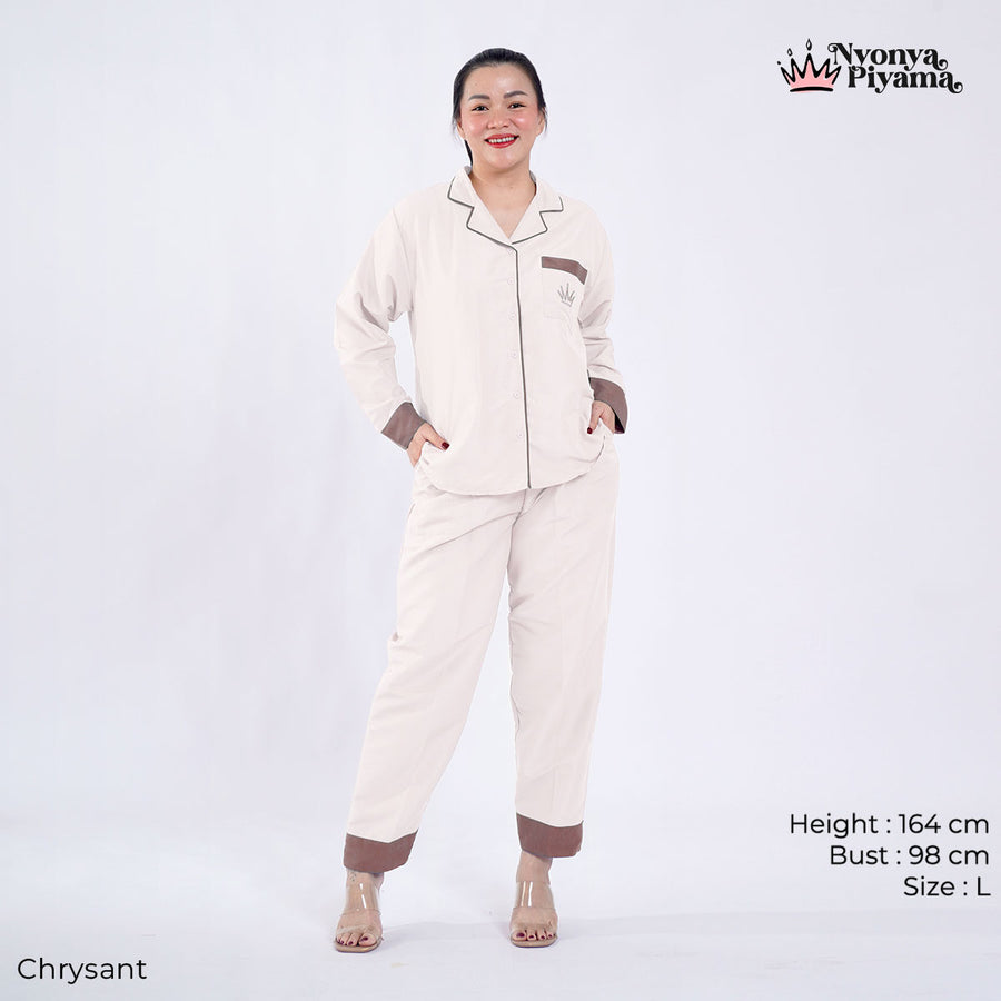 Bloom Series - Piyama Set Lengan Panjang