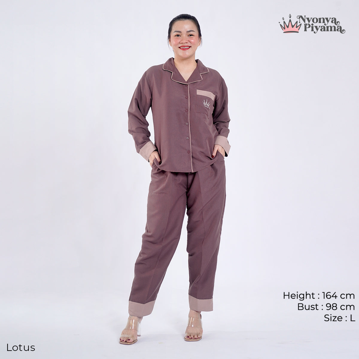 Bloom Series - Piyama Set Lengan Panjang
