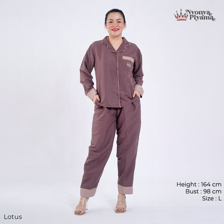 Bloom Series - Piyama Set Lengan Panjang