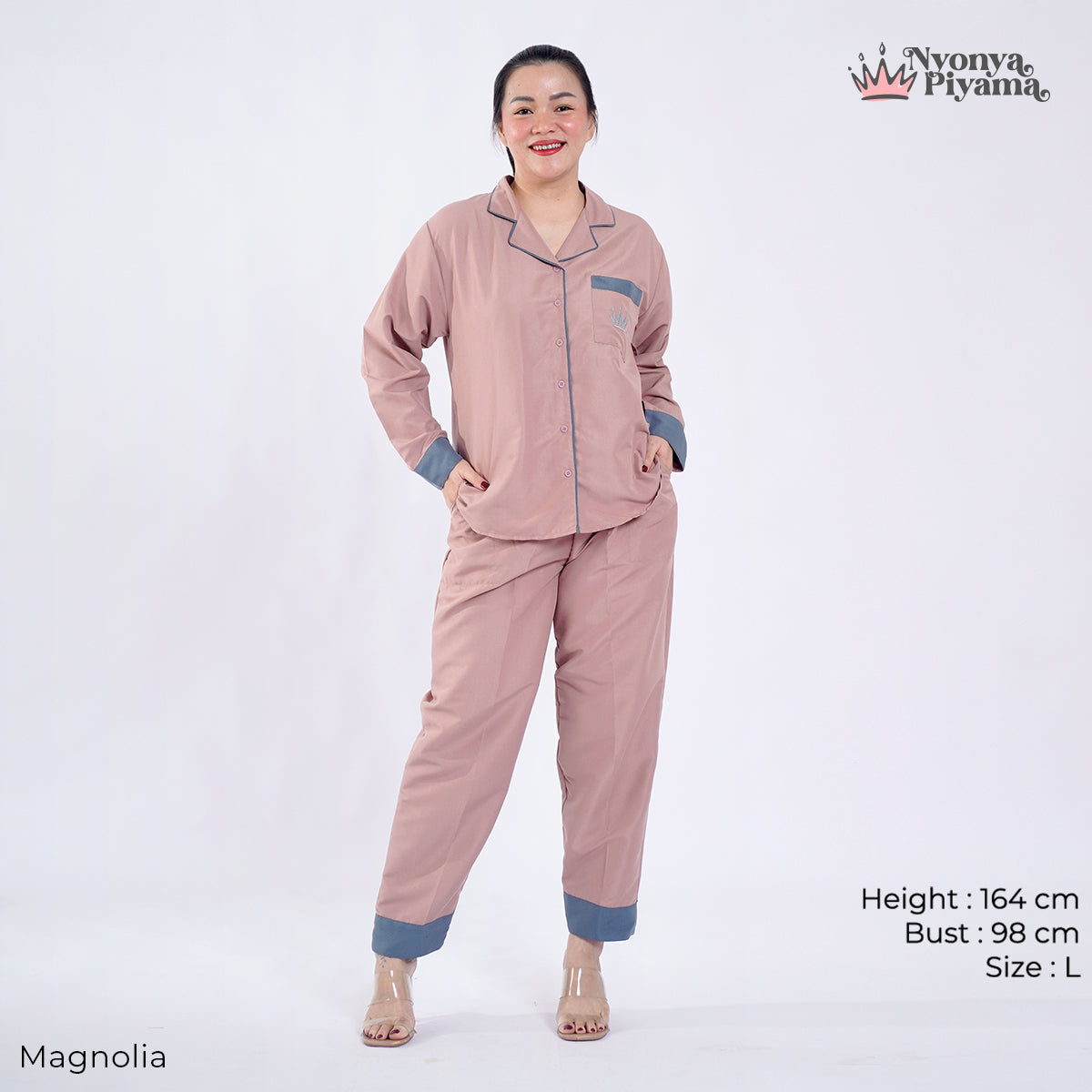 Bloom Series - Piyama Set Lengan Panjang