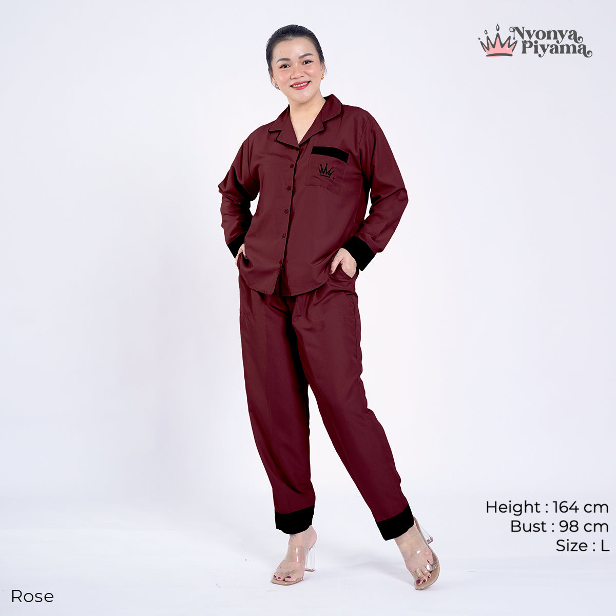 Bloom Series - Piyama Set Lengan Panjang