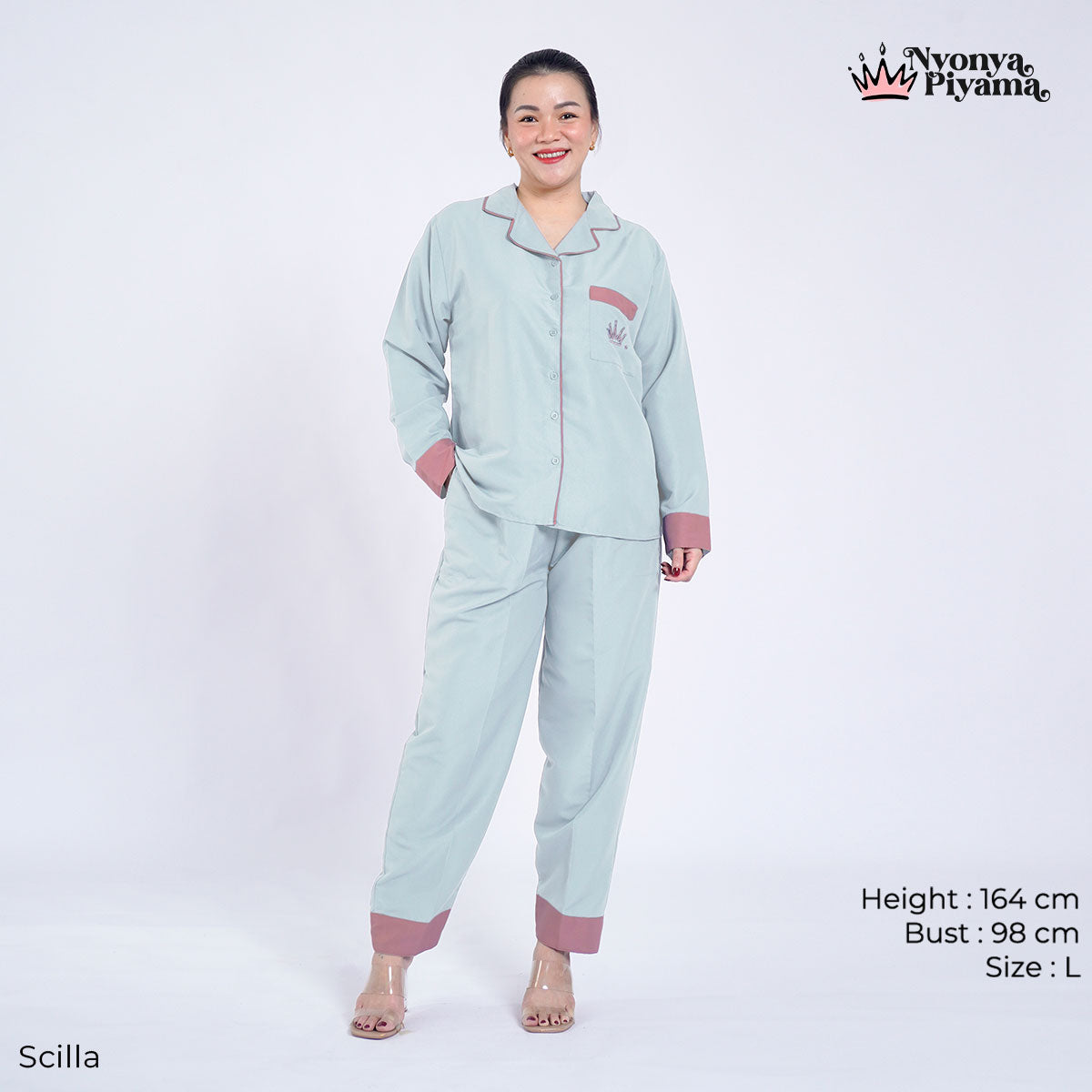 Bloom Series - Piyama Set Lengan Panjang