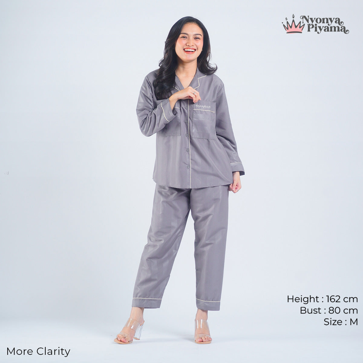 Worryless Series - Braless Piyama Lengan Panjang