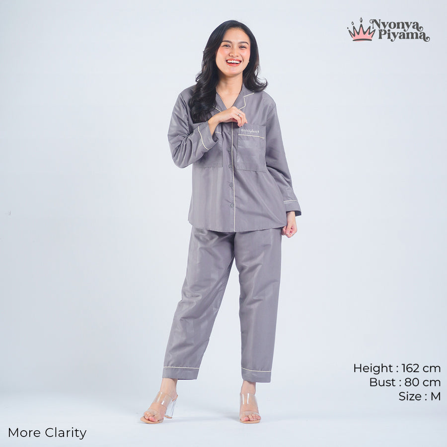 Worryless Series - Braless Piyama Lengan Panjang