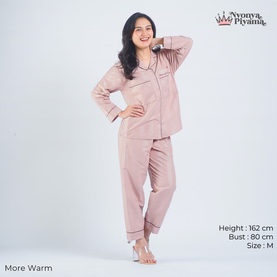Worryless Series - Braless Piyama Lengan Panjang