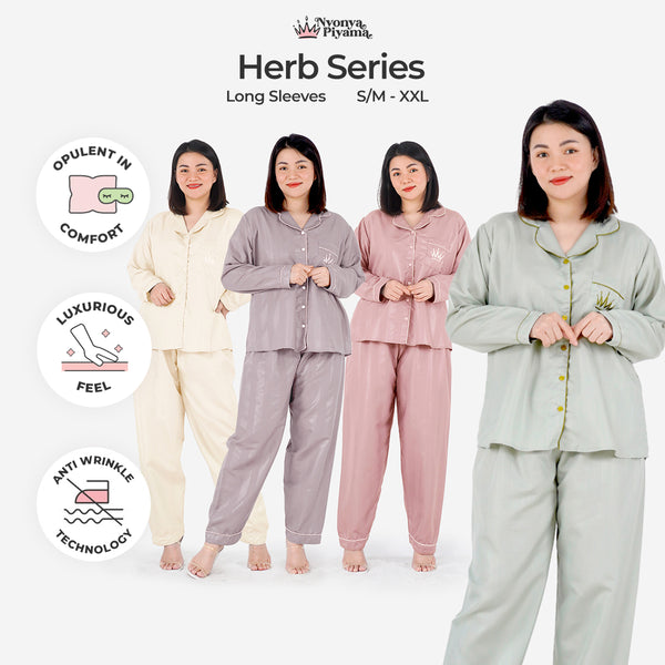 Herb Series - Piyama Set Lengan Panjang