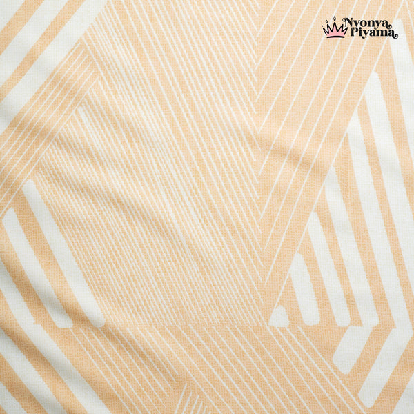 Classic Pajamas Katun Set - Alder Latte