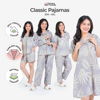 Classic Pajamas Katun Set - Benedict