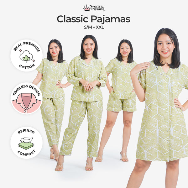 Classic Katun Fenix - Piyama Set